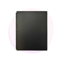 Premier Office Display Book Solid Cover Black 20 Pages