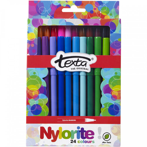 Texta Nylorite Colouring  Marker 24s