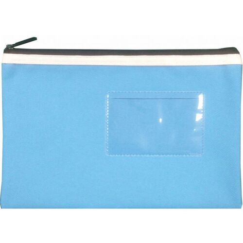 Polyester Case with Name Card 23x15.5cm | Light Blue