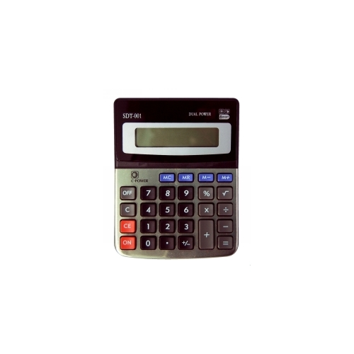 STAT Calculator 8 Digit SDT001 Small Dual Power