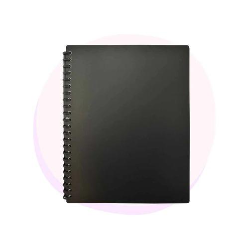 Premier Office Display Book Solid Cover Black 20 Pages